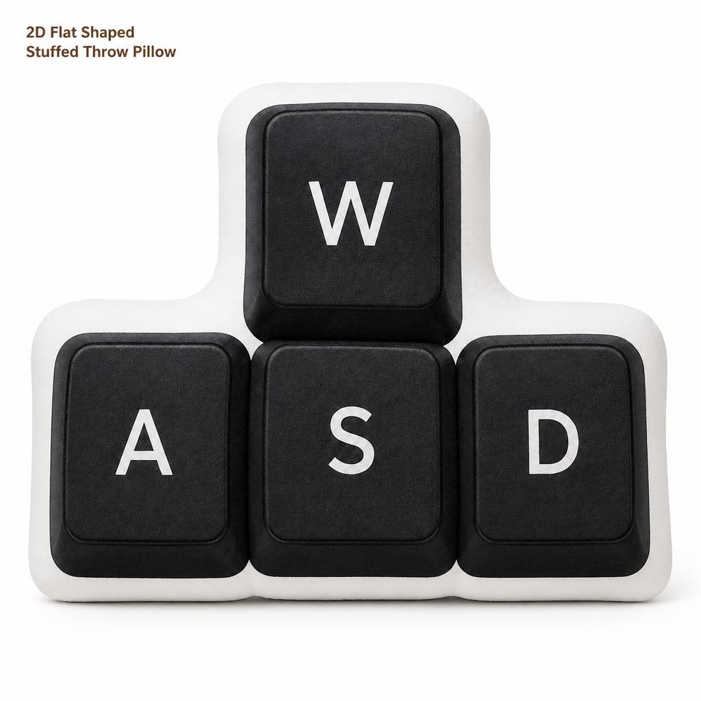 Esports Gaming Bed - WASD Keyboard Gaming Controls Computer Esports