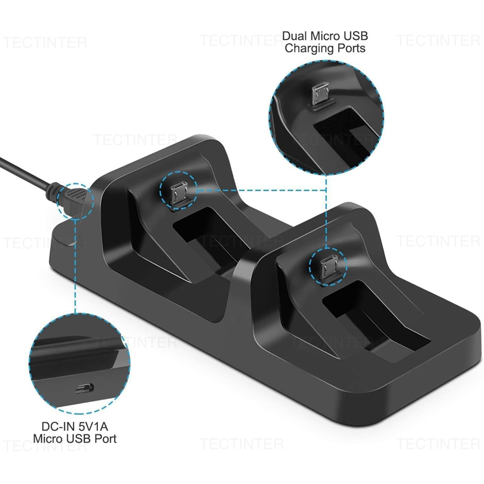 Dual Charger Dock Station For  - Esports Gaming Station recension och pris