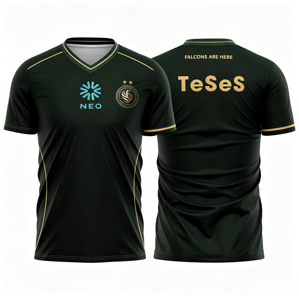 Team Falcons 2026 Training Uni - Custom Esports Gaming Jersey recension och pris