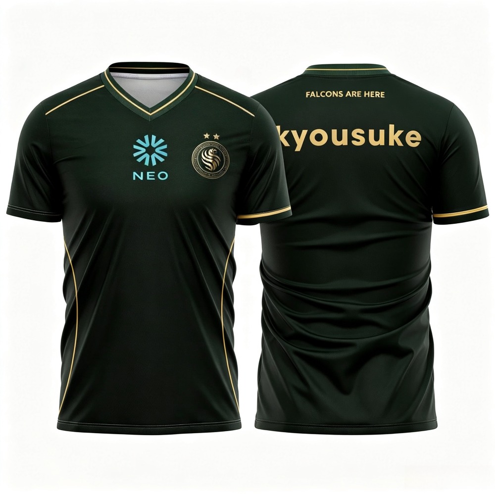 Team Falcons 2026 Training Uni - Custom Esports Gaming Jersey recension och pris