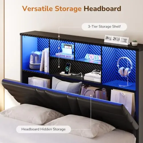Full Size Bed Frame with 4 Dra - Esports Gaming Bed recension och pris