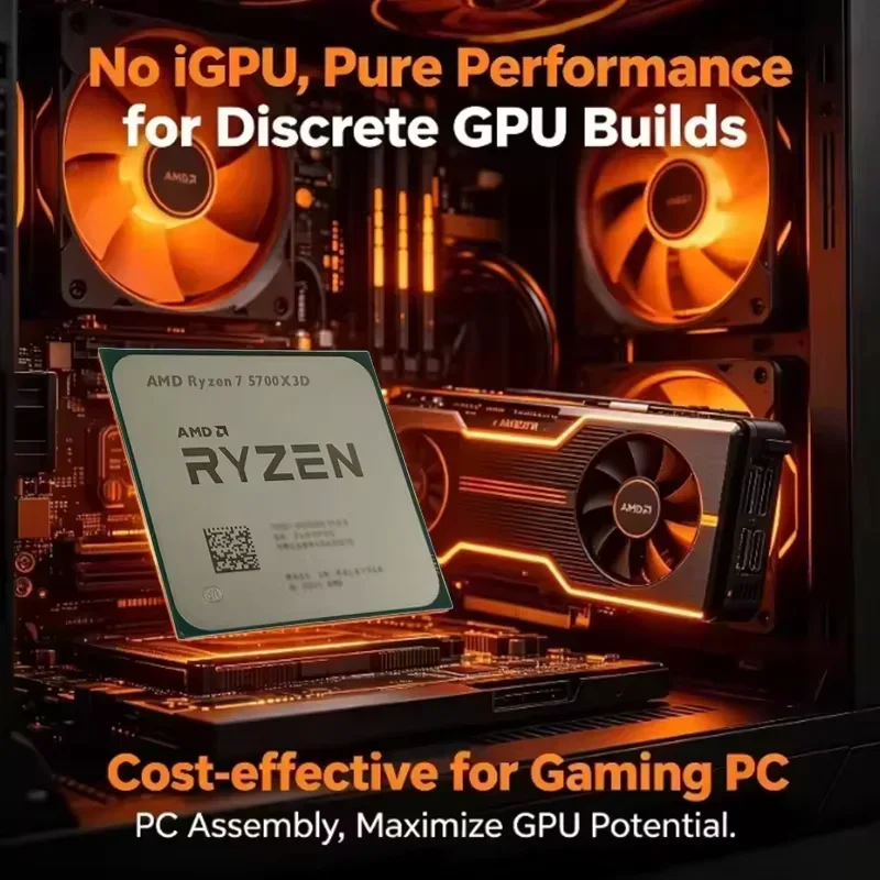 AMD Ryzen 7 5700X3D R7 5700X3D - Esports Gaming Pc Build recension och pris